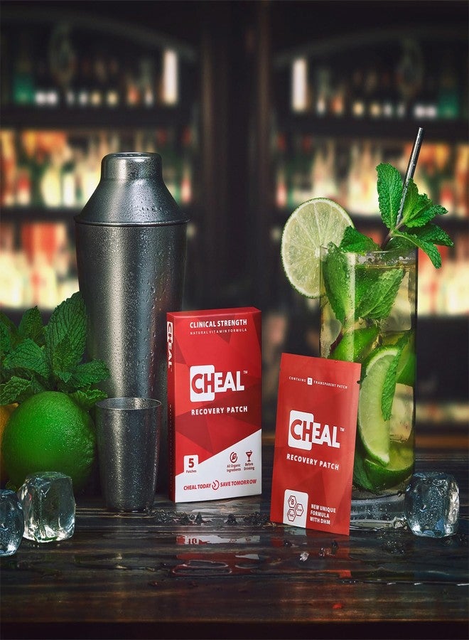 Cheal Party Recovery Patch 5 Pack - Natural Replenishing Formula for Better Mornings | Before Drinking Use - Image 2